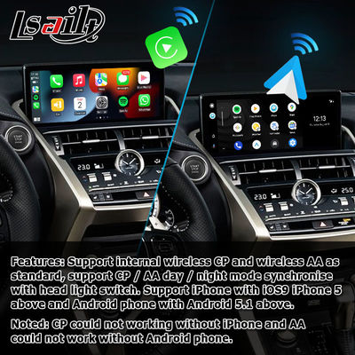 Lexus NX300 NX300h 2018 2021 carplay nirkabel kotak antarmuka otomatis android