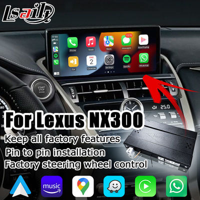Lexus NX300 NX300h 2018 2021 carplay nirkabel kotak antarmuka otomatis android