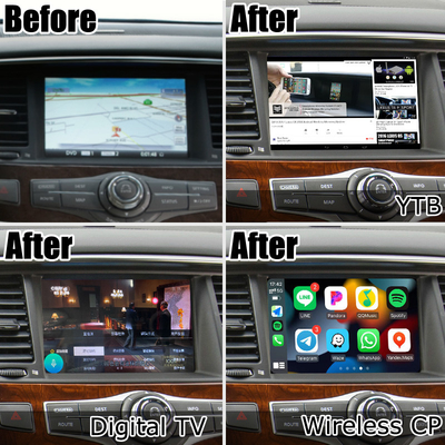 Infiniti QX80 QX56 Z62 carplay android auto multi finger HD touch screen upgarde IT08