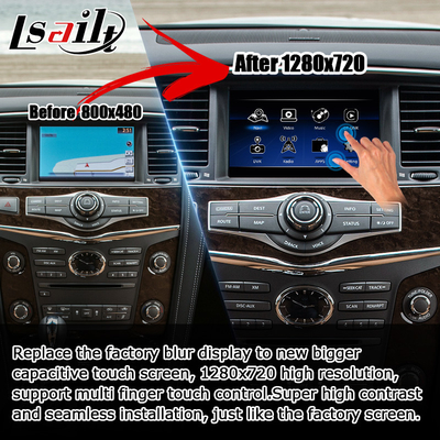 Infiniti QX80 QX56 Z62 carplay android auto multi finger HD touch screen upgarde IT08