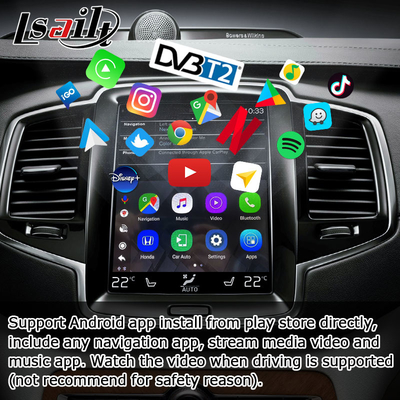 Antarmuka Video Android meningkatkan Carplay AI Box 4GB RAM Untuk Volvo S60 S90