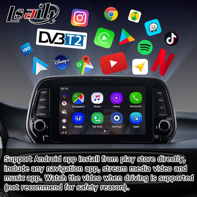Antarmuka Video Mobil Android 9.0 AI Box USB HDMI Untuk mobil Hyundai Kia dengan carplay