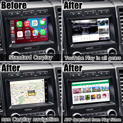 Kotak Antarmuka Video Multimedia Android 64GB AI Untuk Mobil Ford SYNC3