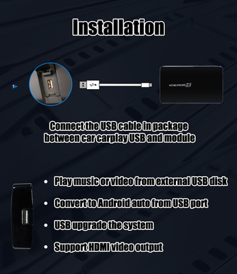 Kotak Antarmuka Video Multimedia Android 64GB AI Untuk Mobil Ford SYNC3