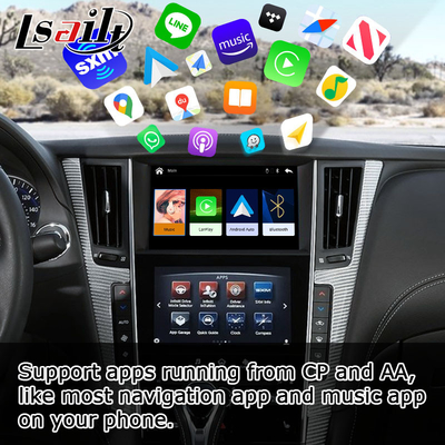 Infiniti Q50 Q60 wireless carplay android antarmuka media proyeksi layar otomatis