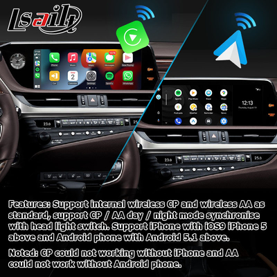 Carplay nirkabel android auto untuk Lexus ES300h ES350 ES250 versi lebih murah