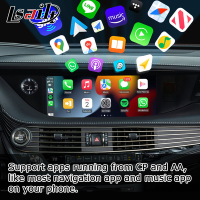 Lexus LS500 LS500h LS350 wireless carplay android auto screen mirroring interface