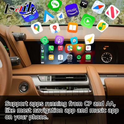 Lexus LC LC500 LC500h wireless android auto carplay media interface mendukung screen mirroring