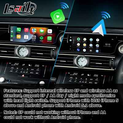 Carplay nirkabel untuk Lexus RC RC350 RCF RC200t RC300h RC300 android auto