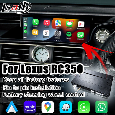 Carplay nirkabel untuk Lexus RC RC350 RCF RC200t RC300h RC300 android auto