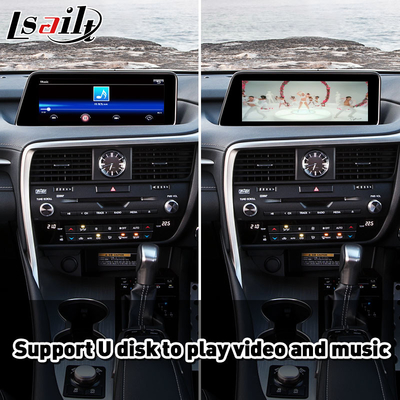 Wireless Android Auto Carplay Interface untuk Lexus RX350 RX200T RX 350 Pengendalian Mouse 2016-2019