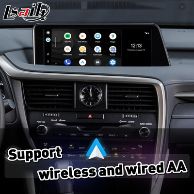 Lexus Carplay Android Auto Interface untuk RX450H RX350 RX 350 Pengendalian Mouse 2016-2019
