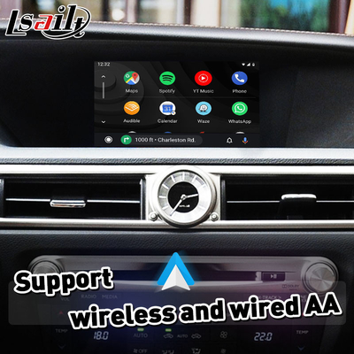 Car Integration Carplay Android Auto Interface untuk Lexus GS300H GS 300H 2012-2015