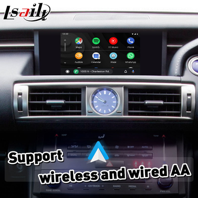 CP + AA Car OEM Integration Video Interface untuk Lexus IS300H IS200T IS 300h Pengendalian Mouse 2013-2016