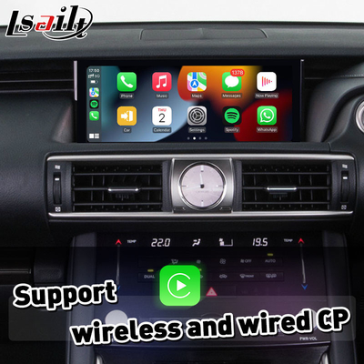 Wireless Android Auto Carplay Interface Untuk Lexus IS200T IS300H IS350 F Sport IS 200T Pengendalian Mouse 2017-2020