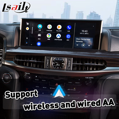 Wireless Android Auto Carplay Interface untuk Lexus LX570 LX 570 LX450D 2016-2021