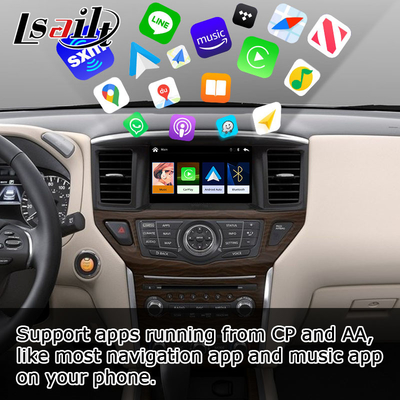 Wireless Carplay Android auto Navigation Box Untuk Nissan Pathfinder R52 2017-2021