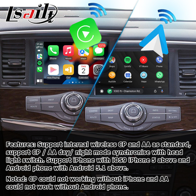Nissan Patrol Y62 wireless carplay android auto OEM style upgrade oleh Lsailt