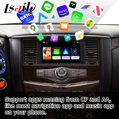 Nissan Patrol Y62 wireless carplay android auto OEM style upgrade oleh Lsailt