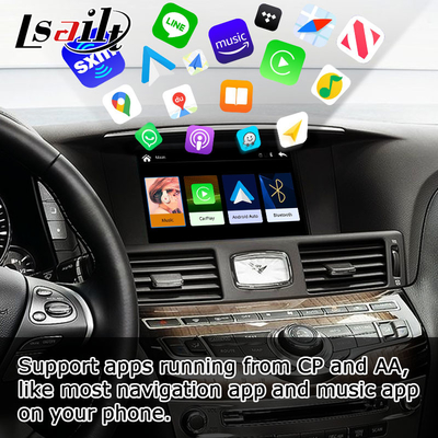 Infiniti Q70 wireless carplay android auto phone screen mirroring projection media box oleh Lsailt
