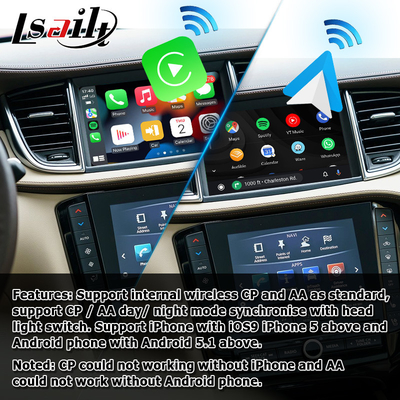 Kotak media Carplay Android Auto Nirkabel untuk peningkatan OEM Infiniti QX50 2018