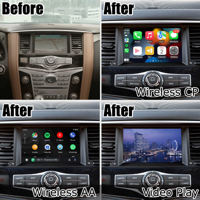Infiniti QX80 OEM style Android auto wireless carplay solusi peningkatan kompatibel Australia