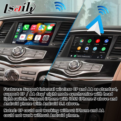 Infiniti QX80 OEM style Android auto wireless carplay solusi peningkatan kompatibel Australia