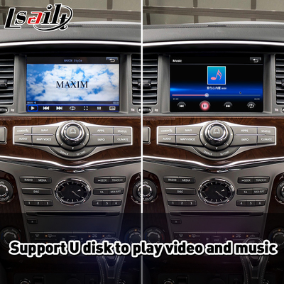 Wireless Android Auto Carplay Interface untuk 2017-2021 Infiniti QX80