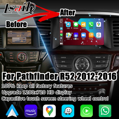 Pathfinder R52 wireless carplay android auto upgrade tampilan HD 720x1280