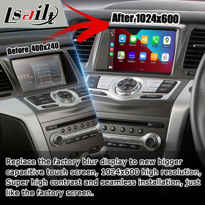 Nissan Murano Z51 Wireless Carplay Android Auto multimedia layar HD upgrade