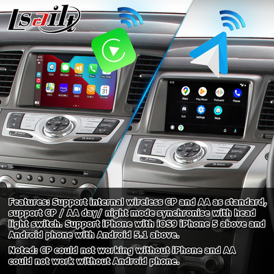 Nissan Murano Z51 Wireless Carplay Android Auto multimedia layar HD upgrade