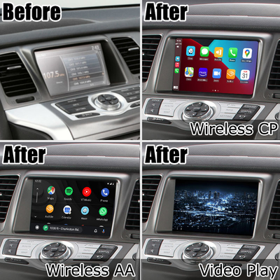 Nissan Murano Z51 Wireless Carplay Android Auto multimedia layar HD upgrade