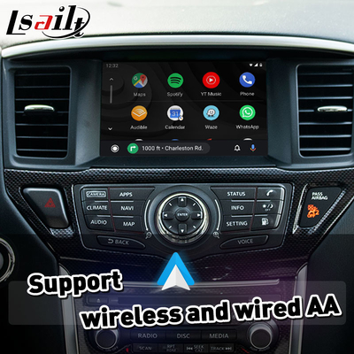 Car Integration Wireless Android Auto Carplay Interface untuk 2017-2019 Nissan Pathfinder R52