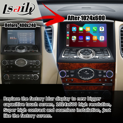 Infiniti QX50 EX35 EX25 EX30d EX37 HD layar nirkabel Carplay Android Auto upgrade