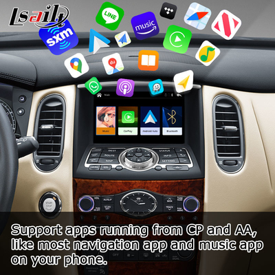Infiniti QX50 EX35 EX25 EX30d EX37 HD layar nirkabel Carplay Android Auto upgrade