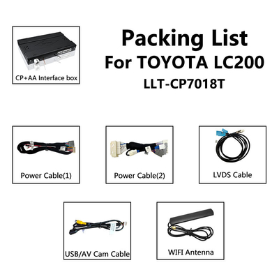 Carplay Interface untuk 2012-2015 Lexus LX570 LX 570 Dengan Wireless Android Auto
