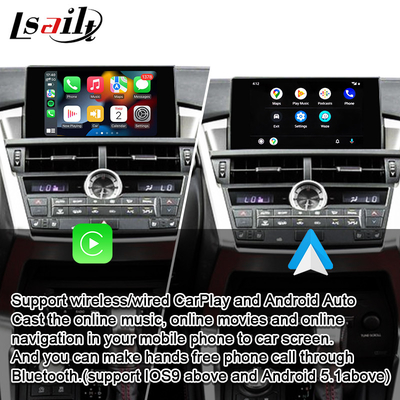 Antarmuka CarPlay Nirkabel untuk Lexus NX NX200t NX300h Android Auto, Mirror Link, HiCar, CarLife