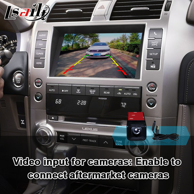 Pasang dan Mainkan Antarmuka CarPlay untuk Lexus GX460 2014-2021 LX570 RX NX dengan Android Auto Nirkabel