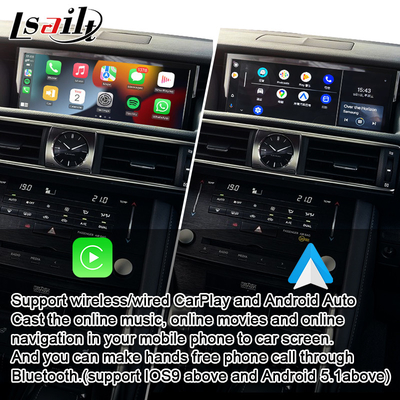 Antarmuka Lexus CarPlay untuk Antarmuka Kamera Lexus IS IS250 IS350 IS300 dengan Android Auto