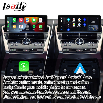 Lsailt Lexus CarPlay Interface untuk NX NX200T, NX300h 2016-2022 dengan Sistem Linux, Mirror Link