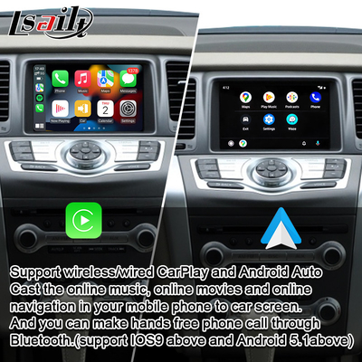 Antarmuka CarPlay untuk Nissan Murano Z51 2010-2019 Maxima GT-R dengan Sistem Linux oleh Lsailt