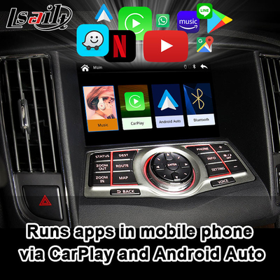 Lsailt Linux CarPlay Android Auto Interface untuk Nissan Maxima 2010-2014 Infiniti dengan Mirror Link