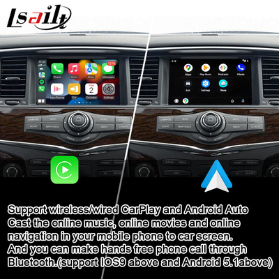 Antarmuka Nissan Carplay Terintegrasi Android Auto, Mirror Link untuk Patroli, Armada, Pathfinder