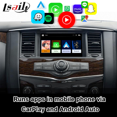 Antarmuka Nissan Carplay Terintegrasi Android Auto, Mirror Link untuk Patroli, Armada, Pathfinder