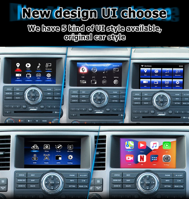 Antarmuka video Android carplay android auto box untuk Nissan Armada TA60 2008-2015