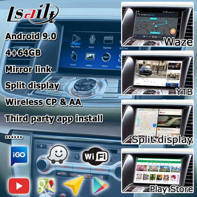Antarmuka video Android Nissan Teana J32 dengan carplay nirkabel android terintegrasi otomatis