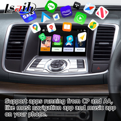 Modul solusi peningkatan otomatis Android Carplay nirkabel gaya pabrik Nissan Teana J32 gaya OEM