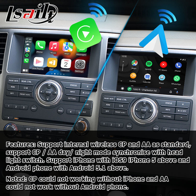 Nissan Armada TA60 cocok dengan carplay nirkabel android auto di layar pabrik