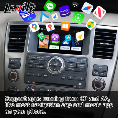 Nissan Armada TA60 cocok dengan carplay nirkabel android auto di layar pabrik