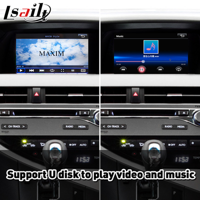 Lsait Antarmuka Otomatis Android Carplay Nirkabel untuk Lexus RX 270 350 450H F Sport AL10 2012-2015
